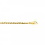 Sterling Silver Gold Plated Basic Rope Chain 2.0mm (ROPE40-G)