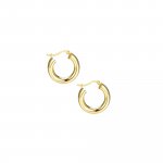 Sterling Silver Chunky Hoops 4mm (HP-1079-25)