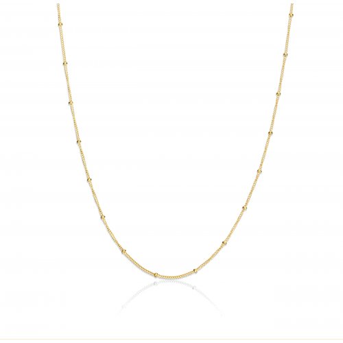 10K Yellow Gold Satellite Chain 1.7mm (SAT-024-10)