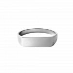 Sterling Silver Rectangular Signet Ring (R-1376)