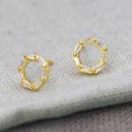 Sterling Silver CZ Mini Circle of Life Studs (ST-1269)