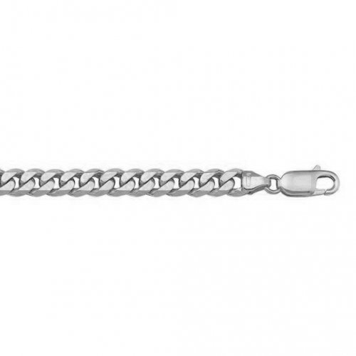 Silver Basic Chain Curb 11 Rhodium Plated 9.5mm (GD250RH)