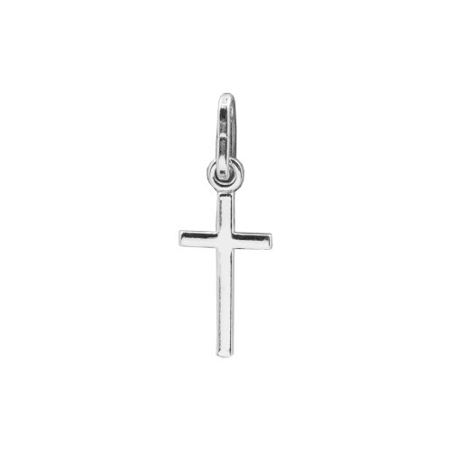 Silver Plain Religious Cross Pendant (CR-1054)