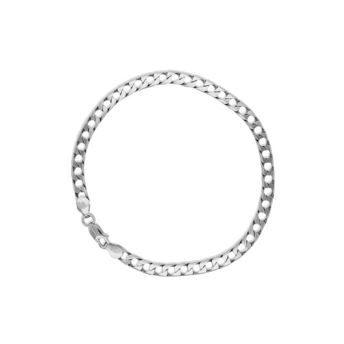 Silver Basic Chain Curb Square 02 (GDSQ250)