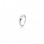 Sterling Silver Plain Dome Ring (R-1590)