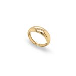 10K Yellow Gold Plain Dome Ring (GR-10-1100)