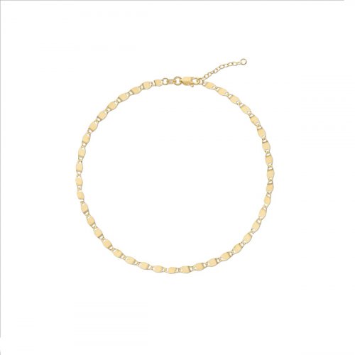 10K Yellow Gold Valentino Chain Anklet (G-ANK-10-1003)