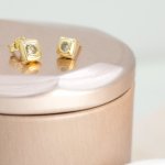 Baby CZ Square Studs (GBE-1059)