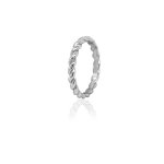 Sterling Silver Chunky Rope Ring (R-1598)