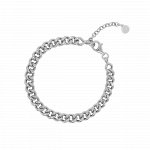 Sterling Silver Thick Hollow Curb Chain Bracelet 7.3mm (PCDG-180)