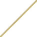 10K Yellow Gold  Box Chain Anklet 1mm (G-ANK-10-1004)