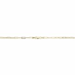10K Yellow Gold Paperclip Chain 2.6mm (PPC-075-10)
