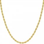 10K Yellow Gold Hollow Rope Chain 2.8mm (HROPE-060-10)
