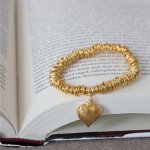 Silver Links of London Inspired  Silver Heart Bracelet (SB-1001)