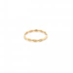 10K Yellow Gold Sterling Infinite Infinity Band Ring (GR-10-1104)