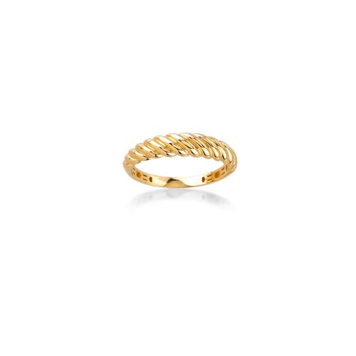 10K Yellow Gold Thin Croissant Ring (GR-10-1107)