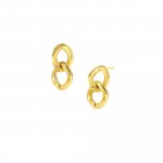 Sterling Silver Cuban Link Studs (ST-1568)