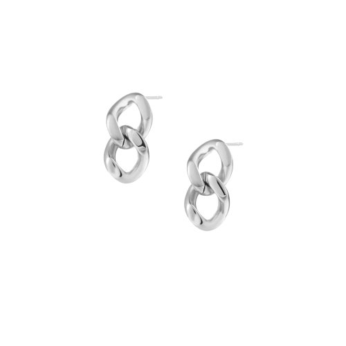 Sterling Silver Cuban Link Studs (ST-1568)