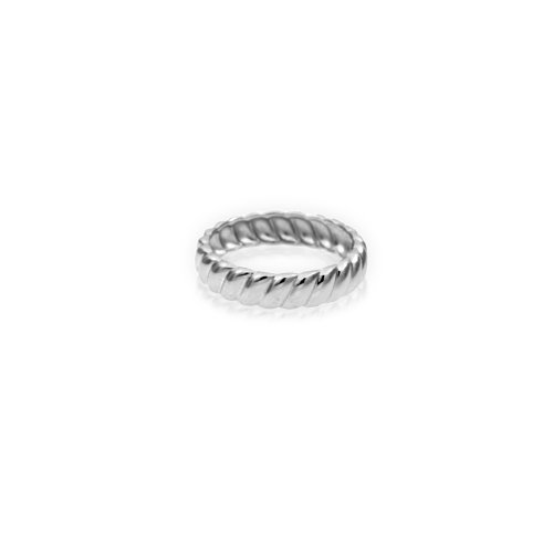 Sterling Silver Twisted Chunky Band Ring (R-1613)