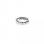 Sterling Silver Twisted Chunky Band Ring (R-1613)