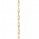 10k Yellow Gold Paperclip Chain By Inch 1.95mm (PERM-PPC-053-10)