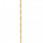 10k Yellow Gold Singapore Chain By Inch 1.4mm (PERM-SING-024-10)
