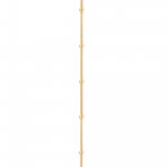 10k Yellow Gold Satelliete Chain By Inch 1.7mm (PERM-SAT-024-10)