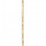 10k Yellow Gold Figaro Chain By Inch 2mm (PERM-FIG-050-10)