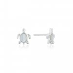 Sterling Silver Mother of Pearl Turtle Studs (ST-1582)