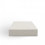 Small Cube Beige Microfiber Riser Platform Jewellery Display