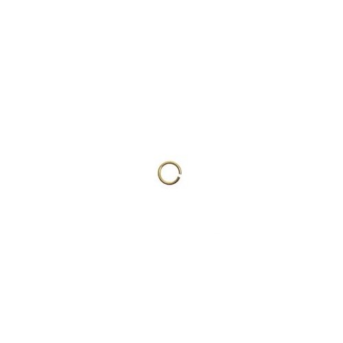 14K Yellow Gold Finding Jump Ring 1.2mm x 3.6mm (JR-4-Y-14K)