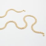 10k Yellow Gold Chunky Panther Necklace (GC-10-1199)