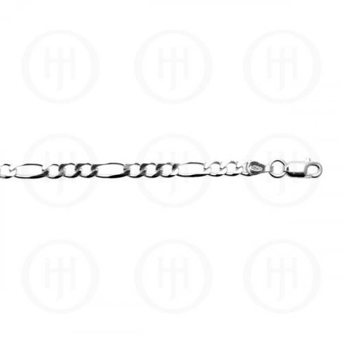 Silver Basic Chain Figaro 04 (FIG100) 4mm