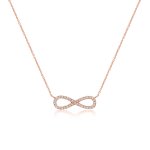 Sterling Silver Infinity Necklace (N-1025)
