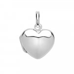 Sterling Silver Plain Heart Locket 11mm (LOC-PH-1040)