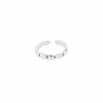 Sterling Silver Heart Toe Ring (TR-1044)