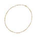 14K Yellow Gold Pearls & Beads Necklace (GC-14-1020)