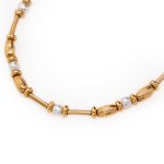 14K Yellow Gold Pearls & Beads Necklace (GC-14-1020)