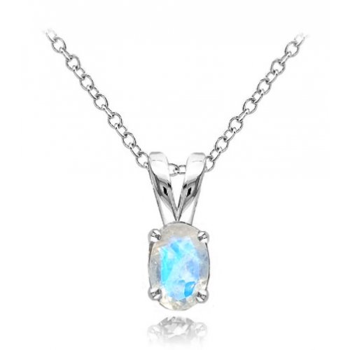 Mother and Child January Birthstone Pendant (P-1368-JAN)