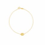 10K Yellow Gold Clover Bracelet (GB-10-1124)