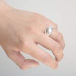 Sterling Silver Chunky Dome Ring (R-1640)