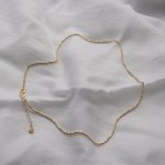 10K Yellow Gold Diamond Cut Ball Necklace 1.5mm (GC-10-1123)