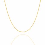 10K Yellow Gold Diamond Cut Ball Necklace 1.5mm (GC-10-1123)