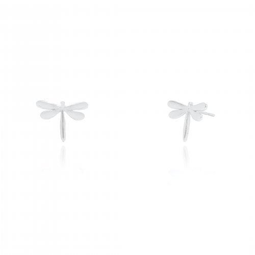 Sterling Silver Dragonfly Stud Earrings (ST-1654)