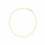 10K Yellow Gold Heart Anklet 4mm (G-ANK-10-1009)