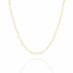 10K Yellow Gold Heart Chain 4mm (HE-040-10)