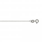 Sterling Silver 'Fancy Rolo Chain Rhodium Plated  1mm (ROLO10-RH)