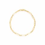 10K Yellow Gold Fancy Links Bracelet (GB-10-1131)