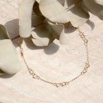 10K Yellow Gold Linked Hearts Bracelet (GB-10-1132)