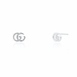 Sterling Silver Designer Inspired Guςςi Studs Earrings (ST-1664)